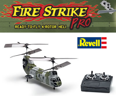  Micro-helic�ptero el�trico FIRE PRO 4 RTF - Camuflado 