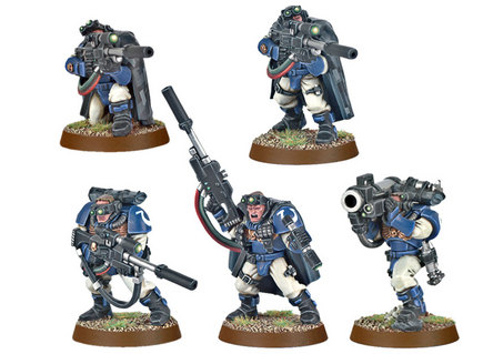  SPACE MARINES SCOUTS COM RIFLES SNIPER 